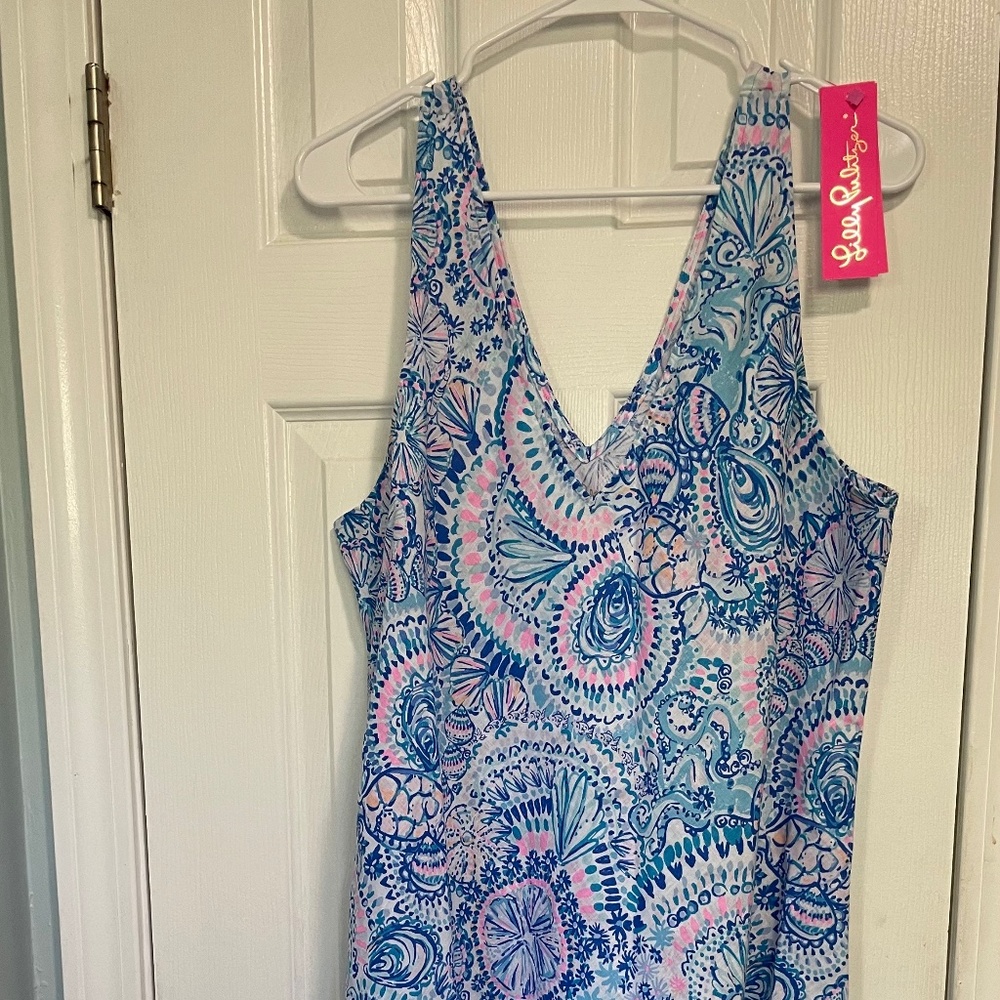 Lilly Pulitzer Florin Linen Dress - Blue Grotto